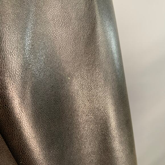 MACKAGE Size XS Black Brown Lambskin Leather Rabbit Fur Ombre Zip Jacket - Picture 6 of 11